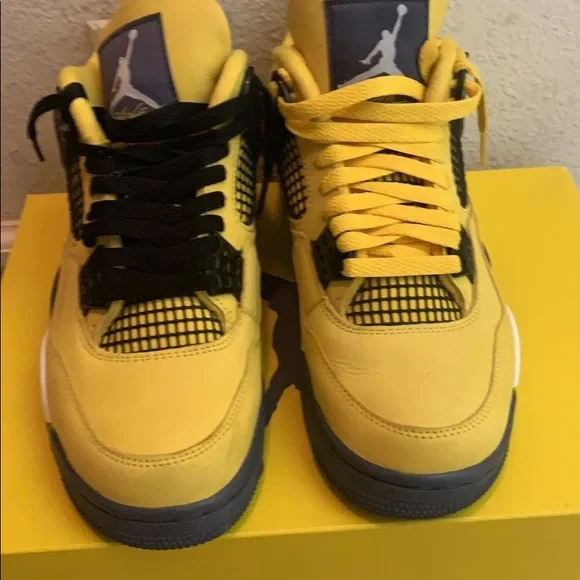 These are the Air Jordan 4 Retro Lightning